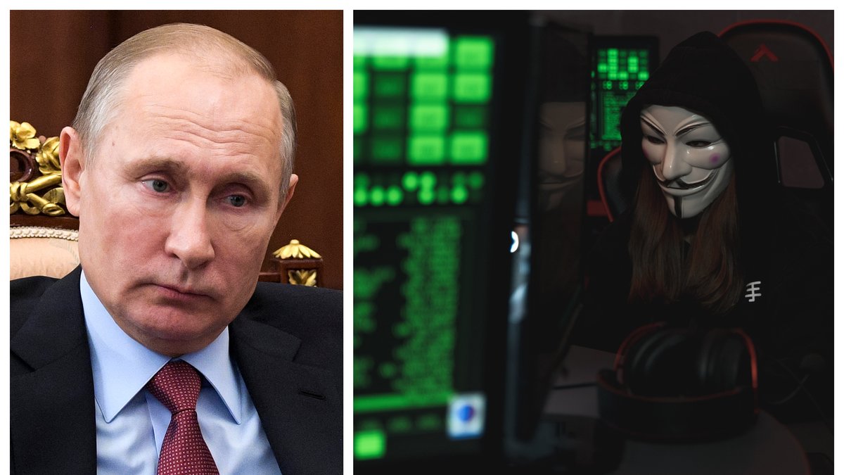 Anonymous säger sig ha hackat Rysslands centralbank.
